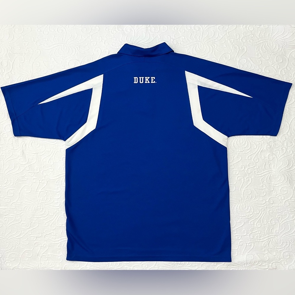 NWT Nike Duke University Men's Polo Shirt XXL DRI-FIT Duke Blue Devils - Picture 4 of 13
